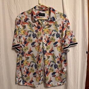 Original Use Multicolor Floral Men's Shirt